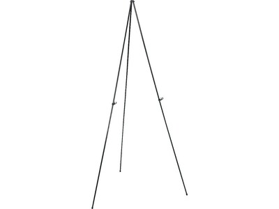 Quartet Instant Easel Display Easel, 63", Black Aluminum (29E)