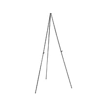 Quartet Instant Easel Display Easel, 63, Black Aluminum (29E)