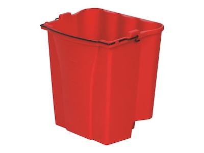 Rubbermaid WaveBrake Bucket, 18 qt. Red (FG9C7400RED)
