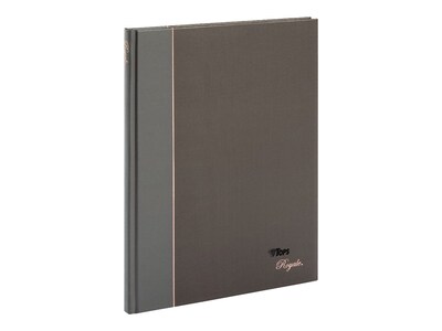 TOPS Royale Professional Notebooks, 8 x 10.5, College Ruled, 96 Sheets, Gray/Silver (25231)