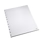 Staples® Arc Notebook System Premium Refill Paper, 8.5" x 11", 50 Sheets, Narrow Ruled, White (19992)