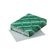 Wausau Paper 110 lb. Cardstock Paper, 8.5 x 11, Gray, 250 Sheets/Pack (WAU49591)