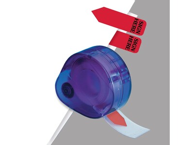 Redi-Tag Sign Here Flags, Red, 1.88 Wide, 720/Pack (91012)