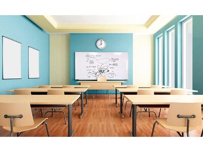 Ghent M1 Series Porcelain Dry-Erase Whiteboard, Aluminum Frame, 5' x 4' (M1-45-4)