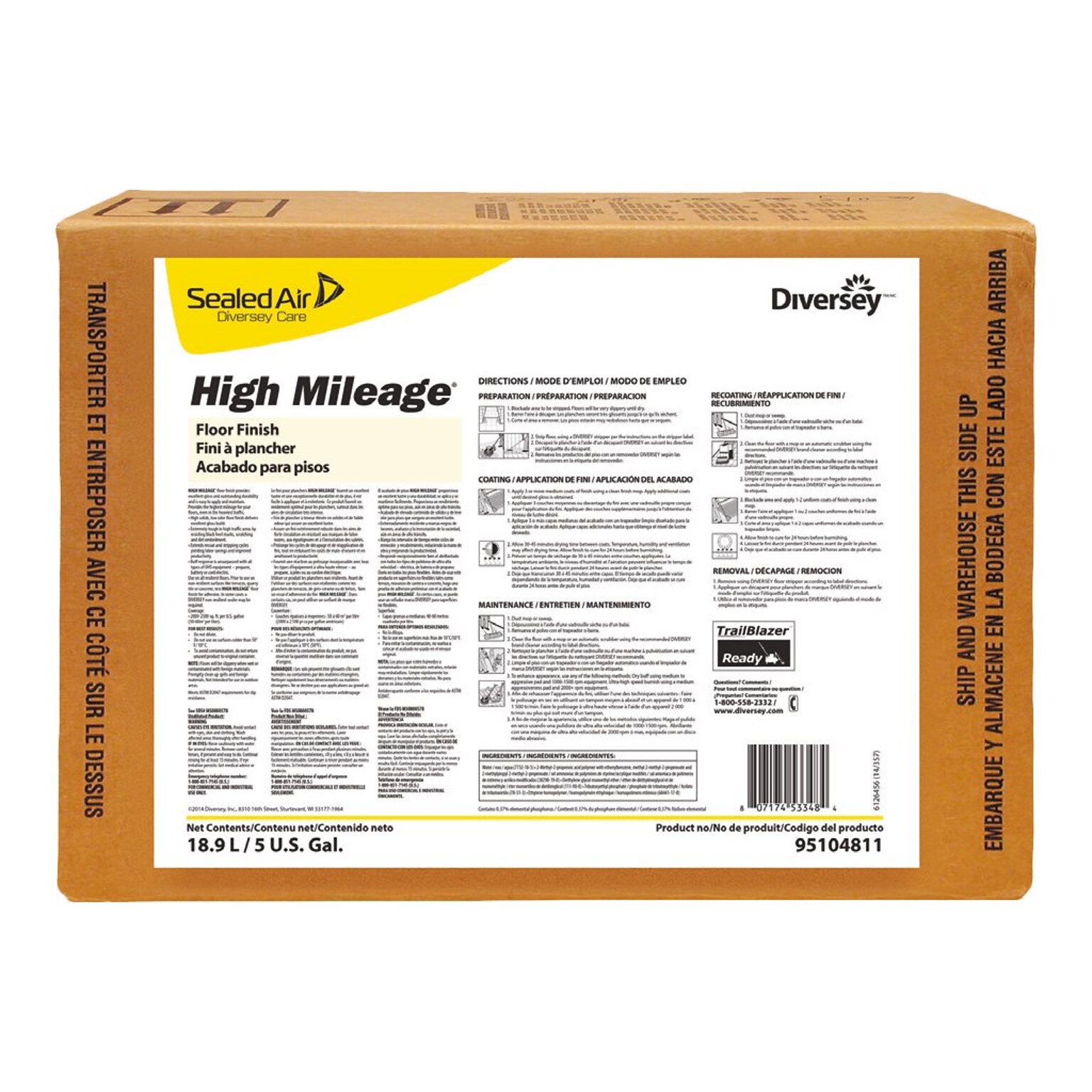 High Mileage Finish, Mild, 640 Oz. (95104811)