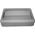 Rubbermaid Slim Jim Indoor Lid, Gray Plastic, 23 Gal. (FG267360GRAY)