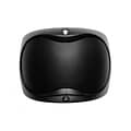 simplehuman Indoor Swing Lid Trash Can, Black Plastic, 16 Gal. (CW1333)