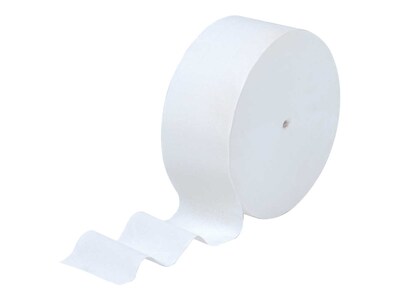 Scott Essential 1-Ply Coreless Toilet Paper, White, 12 Rolls/Carton (07005)