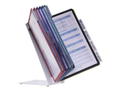 Durable VARIO Document Holder, 8.5 x 11, Top Loading, Multicolor Plastic (536000)