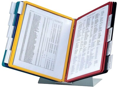 Durable VARIO Document Holder, 8.5" x 11", Top Loading, Multicolor Plastic (536000)