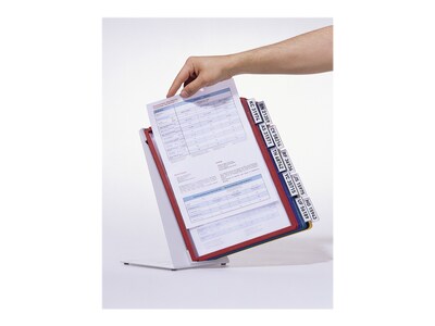 Durable VARIO Document Holder, 8.5" x 11", Top Loading, Multicolor Plastic (536000)
