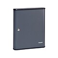 MMF STEELMASTER Security 60 Key Cabinet, Charcoal Gray (2017260G2)