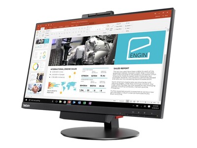 Lenovo ThinkCentre Tiny-in-One 24 Gen3 10QYPAR1US 23.8 LED Monitor, Black
