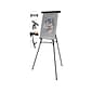 MasterVision Lightweight Display Easel, 63", Black Aluminum (FLX09101MV)