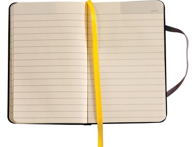 TOPS Oxford Idea Collective Pocket Hardcover Journal, 3.5" x 5.5", Wide Ruled, Black, 192 Pages (56874)