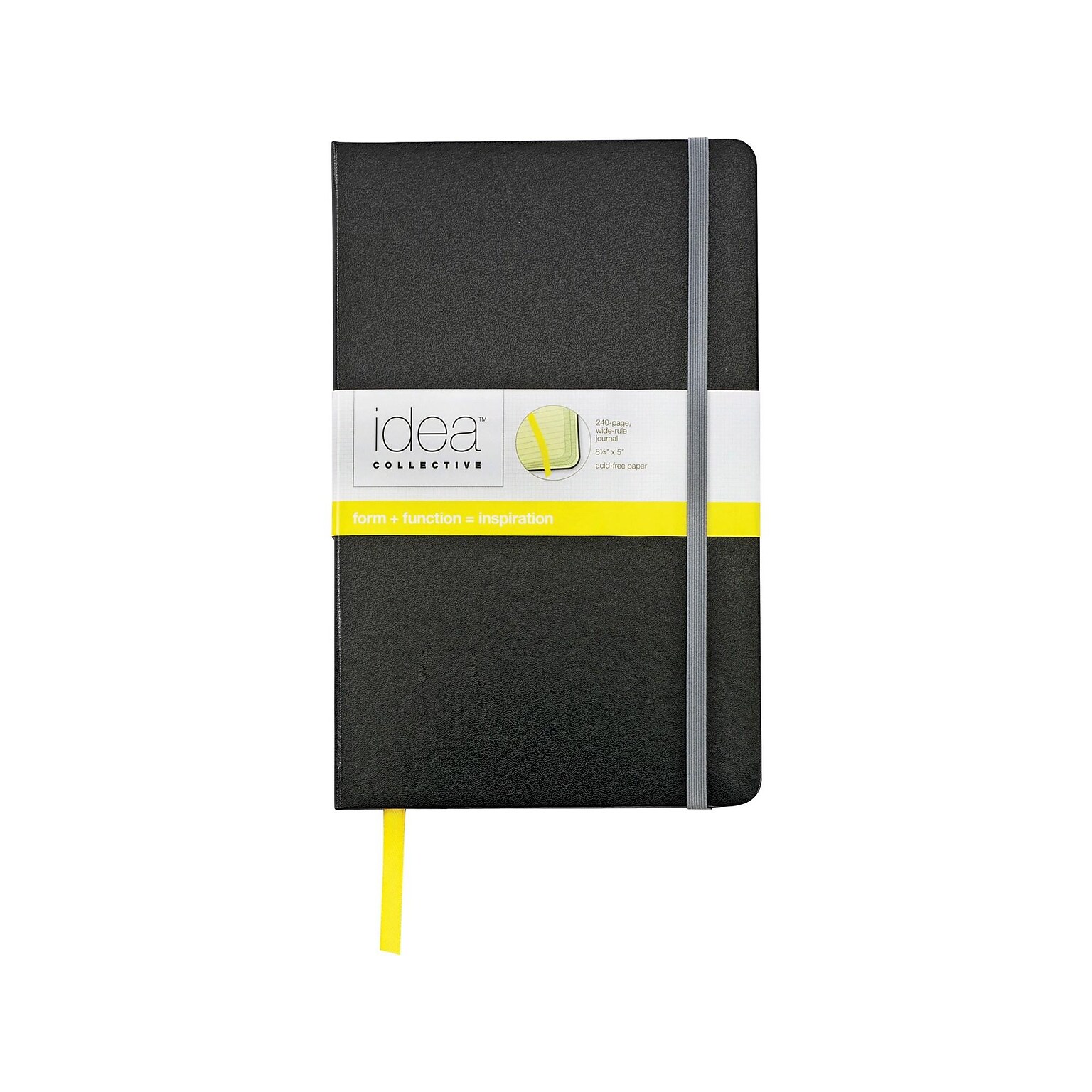 TOPS Idea Collective Journal, 5W x 8.25H Black (TOP 56880)