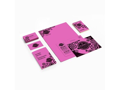 Astrobrights 65 lb. Cardstock Paper, 8.5" x 11", Outrageous Orchid, 250 Sheets/Pack (WAU21951)