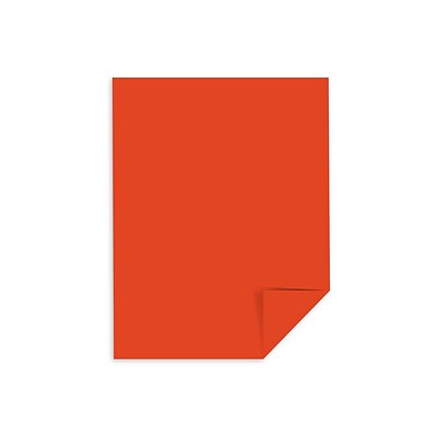 Astrobrights Cardstock Paper, 65 lbs, 8.5 x 11, Orbit Orange, 250/Pack (22761)