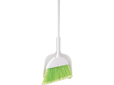 Butler 53 Angle Broom with Dustpan, White/Green (411206)