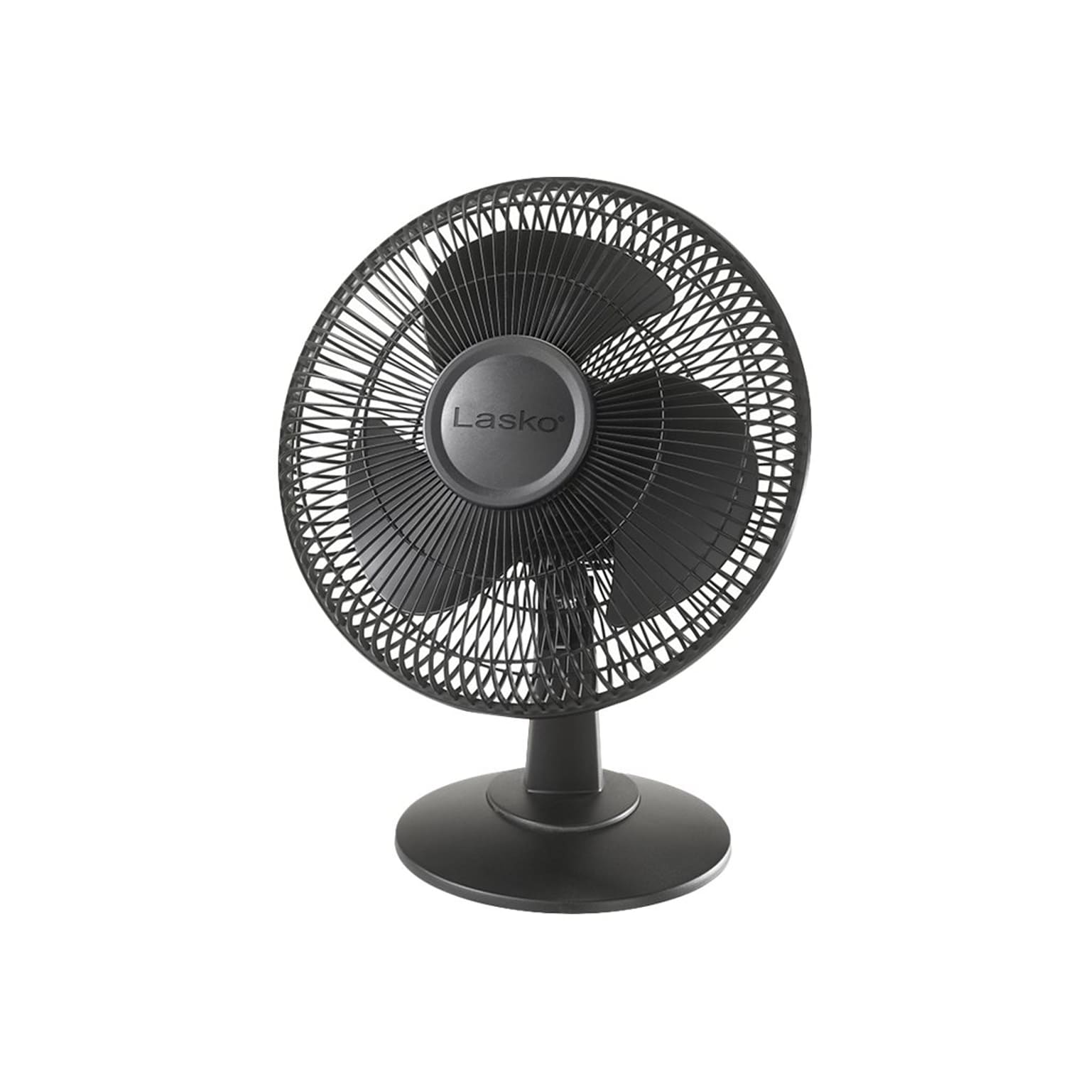 Lasko 12 3 Speed Oscillating Portable Fan, Black (2017)