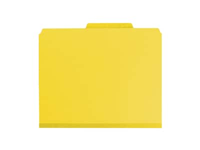 Smead Pressboard Classification Folders with SafeSHIELD Fasteners, 2 Expansion, Letter Size, 2 Divi