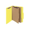 Smead Pressboard Classification Folders with SafeSHIELD Fasteners, 2 Expansion, Letter Size, 2 Divi