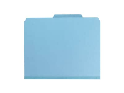 Smead Pressboard Classification Folders with SafeSHIELD Fasteners, 2 Expansion, Letter Size, 1 Divi