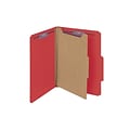 Smead Classification Folders with SafeSHIELD Fasteners, 2 Expansion, Letter Size, 1 Divider, Bright