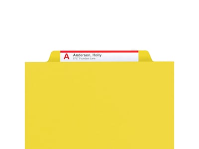 Smead Pressboard Classification Folders with SafeSHIELD Fasteners, 2 Expansion, Letter Size, 1 Divi