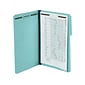 Pendaflex Pressboard Classification Folders, 1/3-Cut Tab, 1" Expansion, Legal Size, Light Blue, 25/Box (PFX FP313)