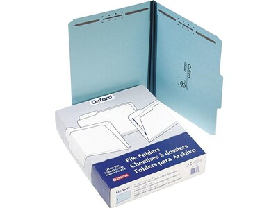 Pendaflex Heavy-Duty Classification Folders, Letter Size, Light Blue, 25/Box (PFX FP213)