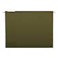 Pendaflex Reinforced Hanging File Folders, 5-Tab, 4" Expansion, Letter Size, Standard Green, 25/Box (PFX 04152x4)