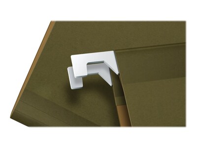 Pendaflex Reinforced Hanging File Folders, 5-Tab, 4" Expansion, Letter Size, Standard Green, 25/Box (PFX 04152x4)