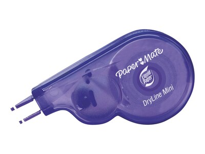Paper Mate Liquid Paper DryLine Mini Correction Tape, White, 5/Pack (5032315)