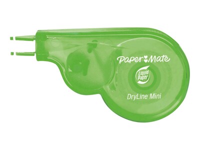 Paper Mate Liquid Paper DryLine Mini Correction Tape, White, 5/Pack (5032315)