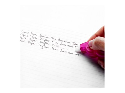 Paper Mate Liquid Paper DryLine Mini Correction Tape, White, 5/Pack (5032315)