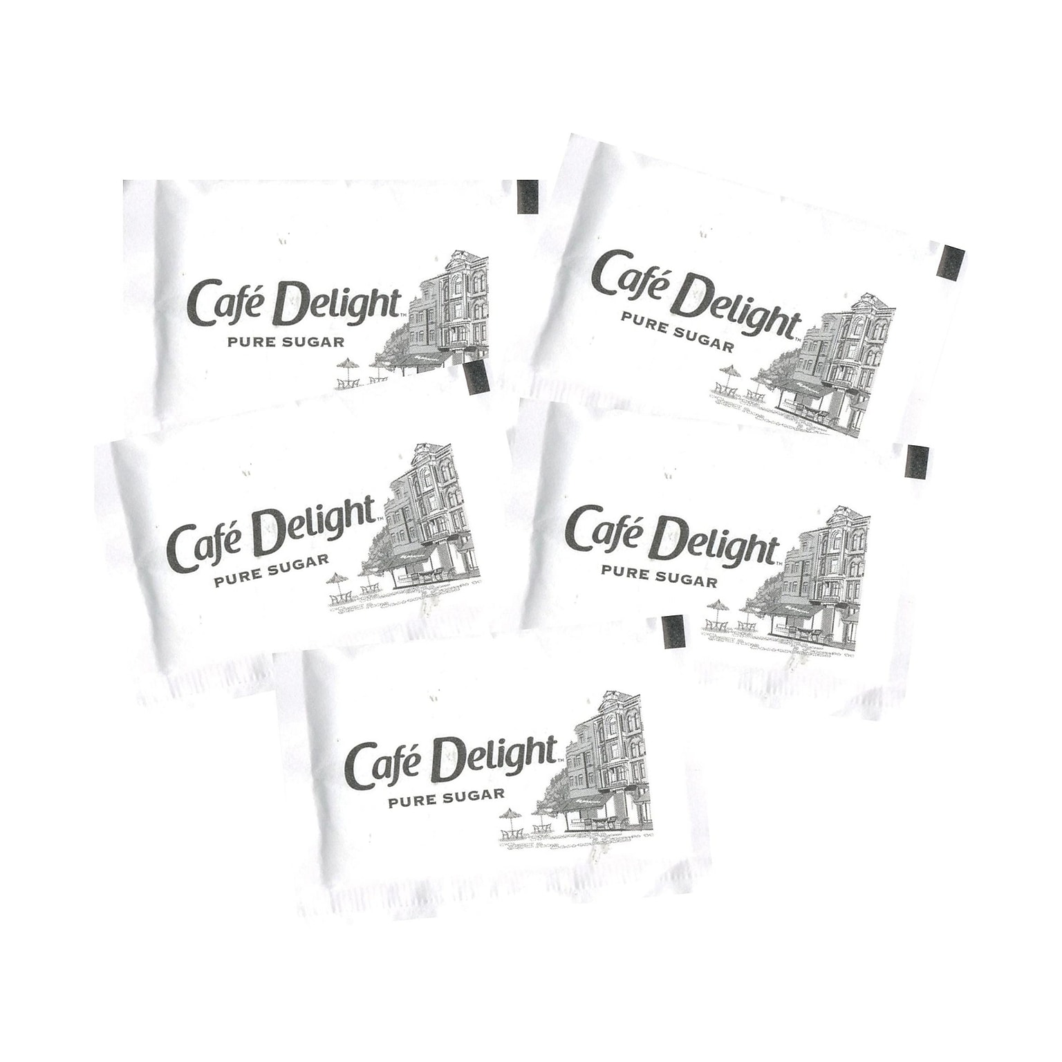 Cafe Delight Sugar, 1000 Packets/Carton (SUG45470)