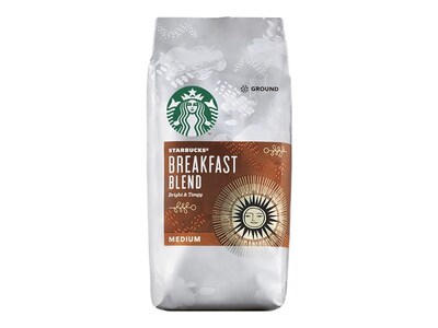 Starbucks Breakfast Blend Ground Coffee, Medium Roast, 16 oz. (11018185)