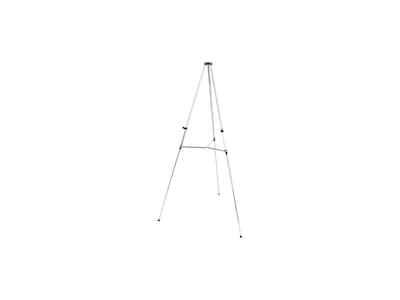 Quartet Display Easel, 66, Silver Aluminum (Q50E)