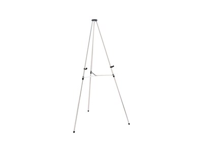 Quartet Display Easel, 66", Silver Aluminum (Q50E)