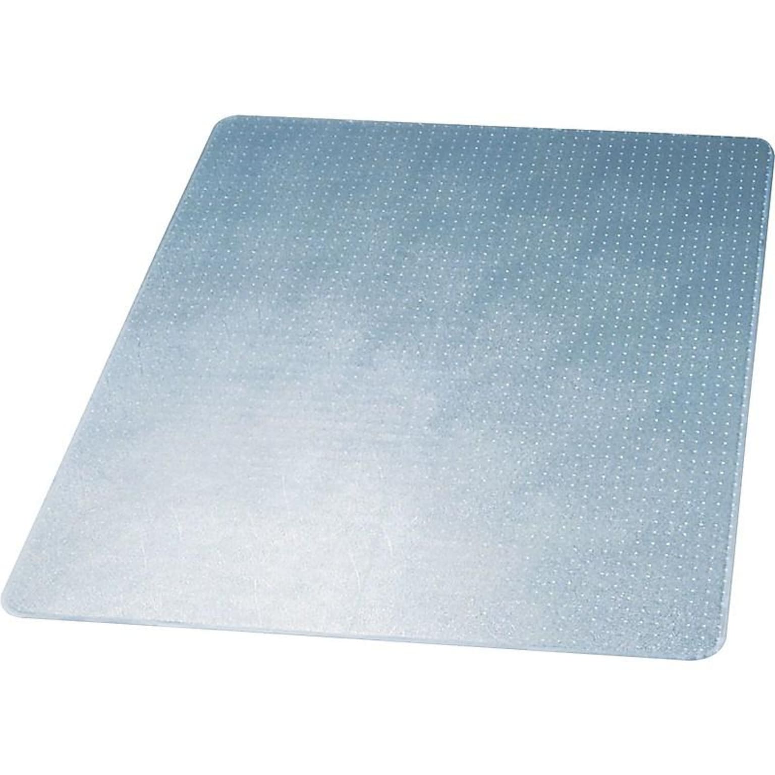 Deflect-O SuperMat Carpet Chair Mat, 46 x 60, Medium-Pile, Clear (CM14443F)