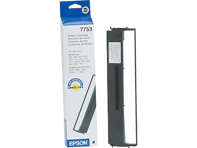 EPSON 7753 Nylon Printer Ribbon, Black | Quill
