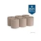 Pacific Blue Basic Recycled Hardwound Paper Towel, 1-Ply, Brown, 800'/Roll, 6 Rolls/Carton (26301)