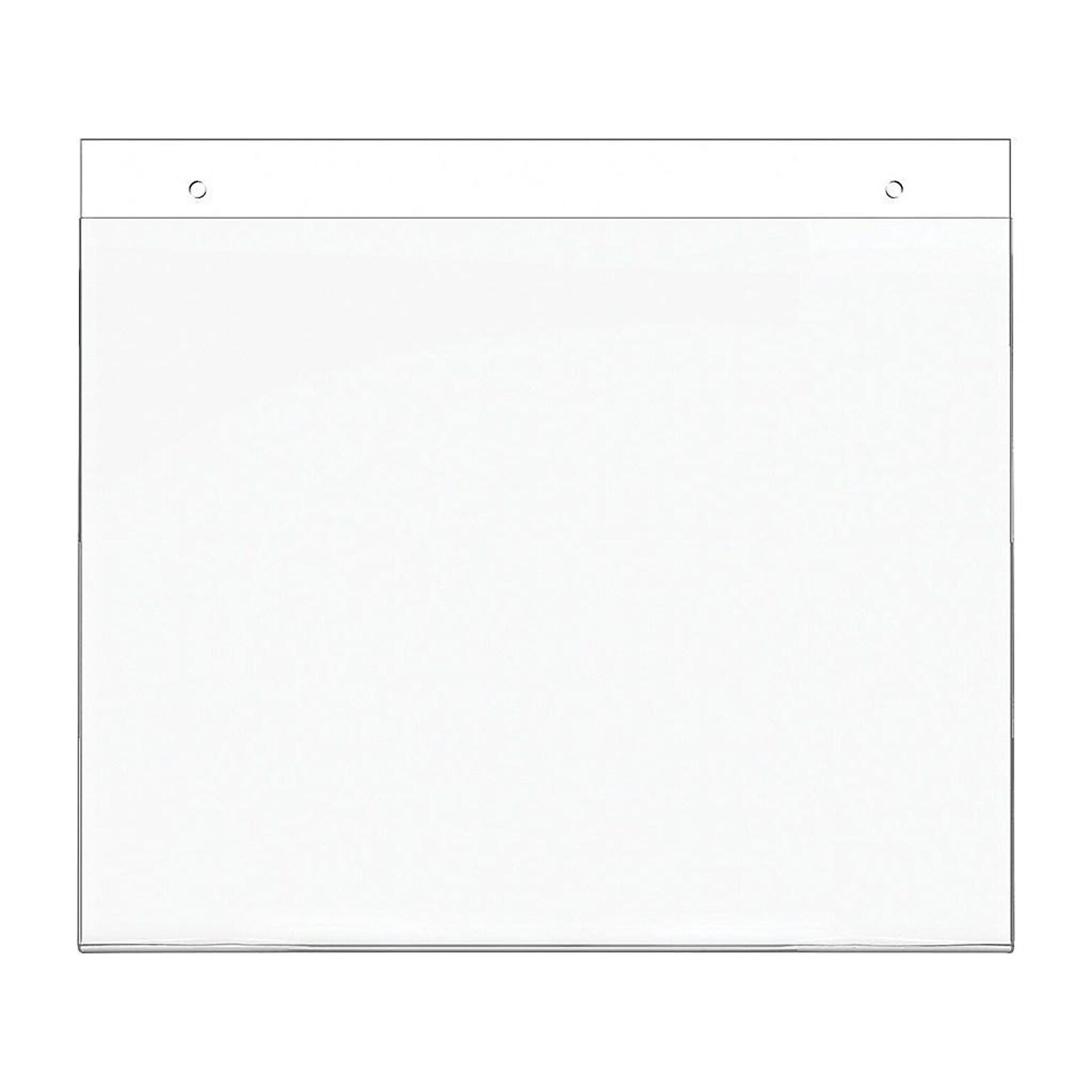 Deflect-O Classic Image Sign Holder, 8.5 x 11, Clear Plastic (68301)