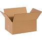 14" x 10" x 6" Standard Shipping Boxes, 32 ECT, Kraft, 25/Bundle (141006)