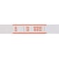 Pap-R Products Currency Straps, Orange/White, 1000/Pack (400050)