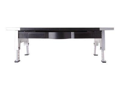 Fellowes Office Suites Monitor Riser, Up to 42", Black/Silver (8031101)