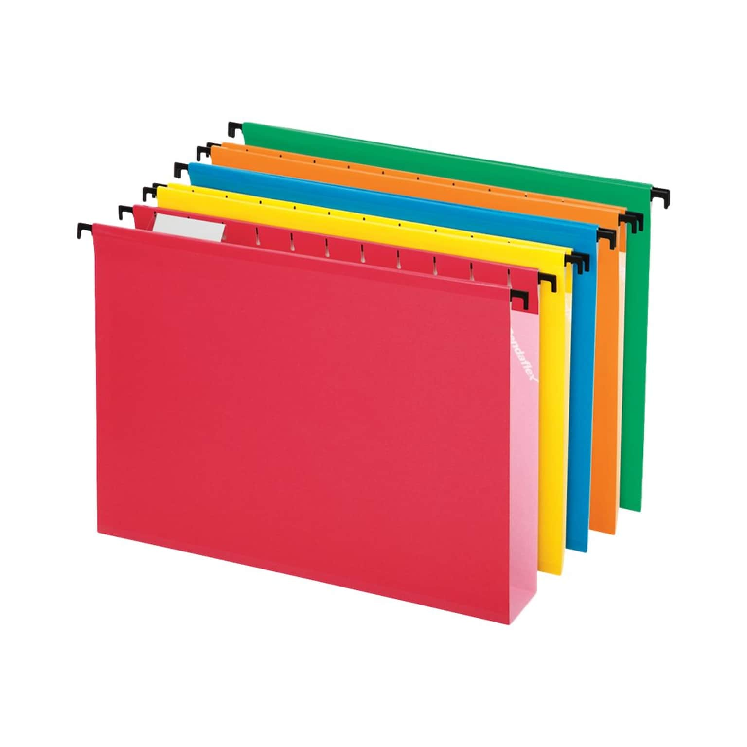 Pendaflex SureHook Hanging File Folders, Letter Size, Assorted Colors, 20/Box (PFX 6152x2 Asst)