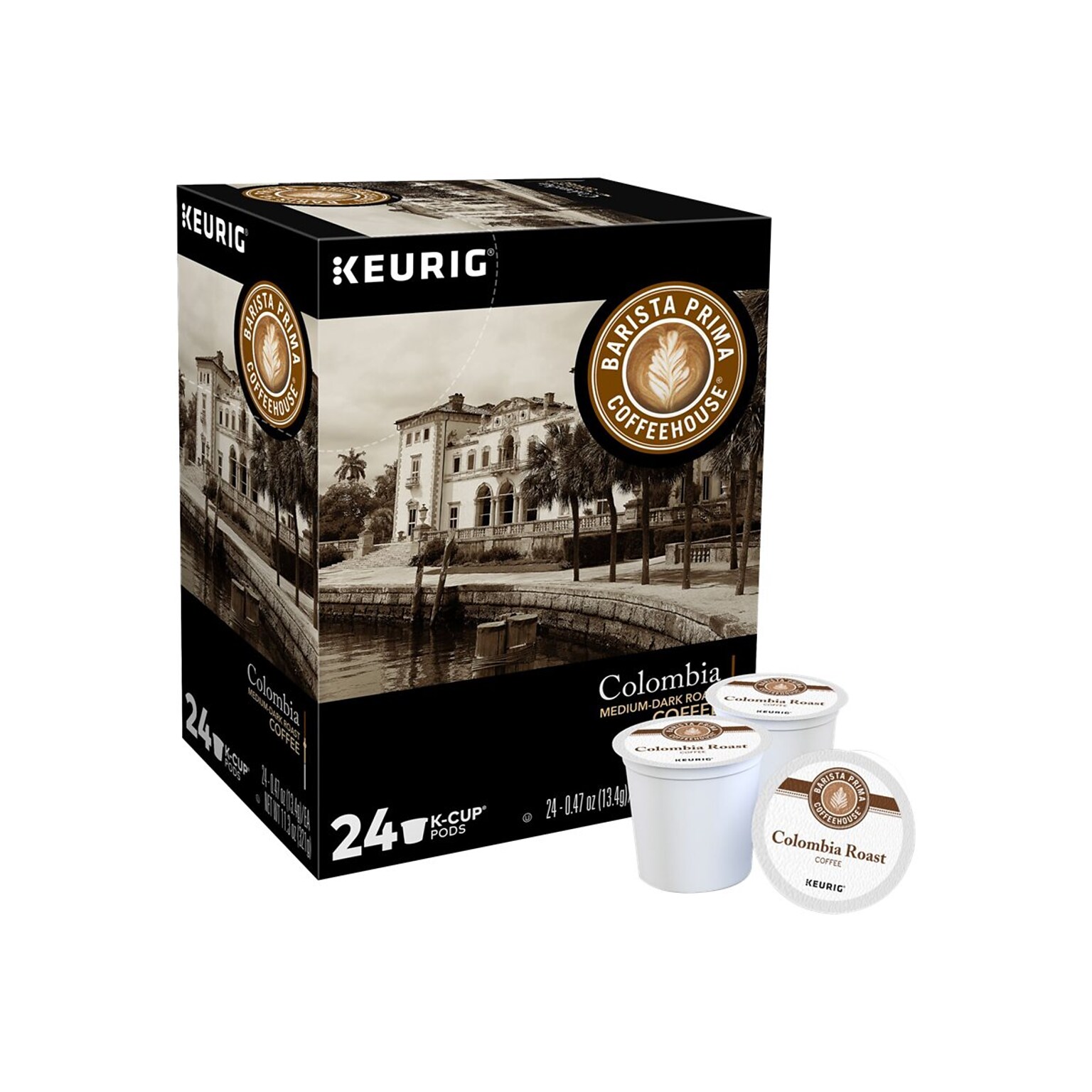 Barista Prima Colombian Coffee Keurig® K-Cup® Pods, Medium Dark Roast, 24/Box (6613)