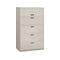 HON Brigade 600 Series 5-Drawer Lateral File Cabinet, Locking, Letter/Legal, Gray, 42W (H695.L.Q)